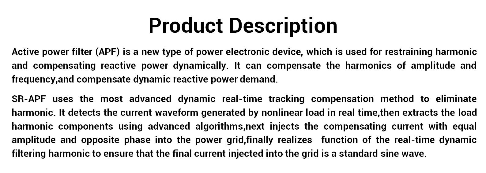 Shangruo Technology  Active Power Filter SR-APF-025-HE